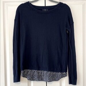 $9 CLEARANCE - GAP Smocked Long Sleeve Knit Top